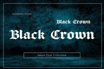 Black Crown Font Projects and Design Ideas
