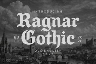 Creative Projects Using Ragnar Gothic Font