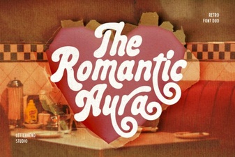 Romantic Aura Duo Font for Elegant Projects