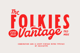 Folkies Vantage Font: a Creative Typography Tool
