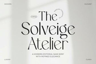 The Solveige Font: Creative Designs & Typography Projects