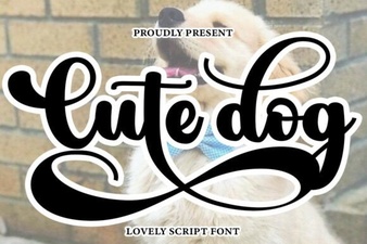 Cute Dog Fonts for Creative Projects