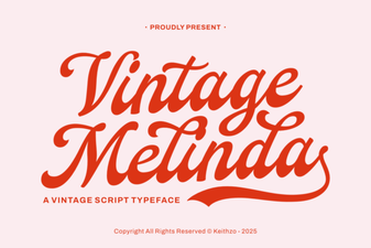 Vintage Melinda Font for Creative Typography Projects